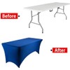 Skyour Stretch Spandex Table Cover 4ft/5ft/6ft/8ft Folding Rectangular Dinner Elastic