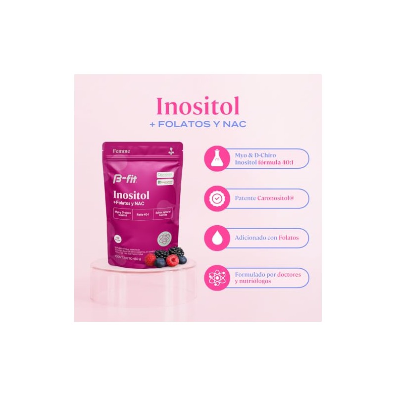 B-FIT B Myo Inositol y D Chiro Inositol - Fórmula