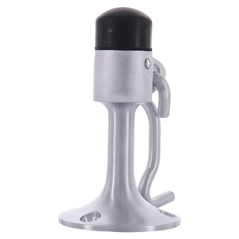 CRL Satin Chrome Finish Wall Mounted Heavy Duty Door Stop