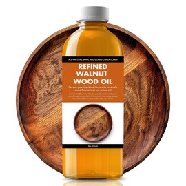 High-Performance Walnut Wood Oil Bowl Conditioner - Walnut Oil for Wood - Cleans, Shines, and Protects - Fine Wooden Bowl and Cutting Board - Maintains Neglected Wood - 8 oz