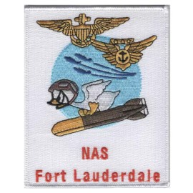 5" NAVY NAVAL AIR STATION FORT LAUDERDALE EMBROIDERED PATCH