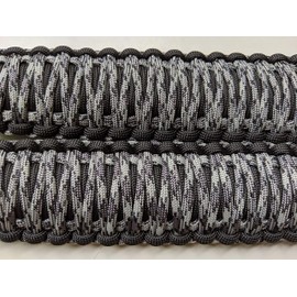 Happy Jeepinit Paracord Roll Bar Grab Handles for Wrangler Vehicles, Set of 2, Pick Your Colors (JK Front Roll Bar, Grey Camo)