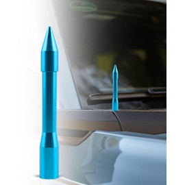 Short Antenna for Bronco, 6” Aluminum Antenna Car Radio Replacement Car Wash Safe, for Ford Bronco 2021 2022 2023, Blue …