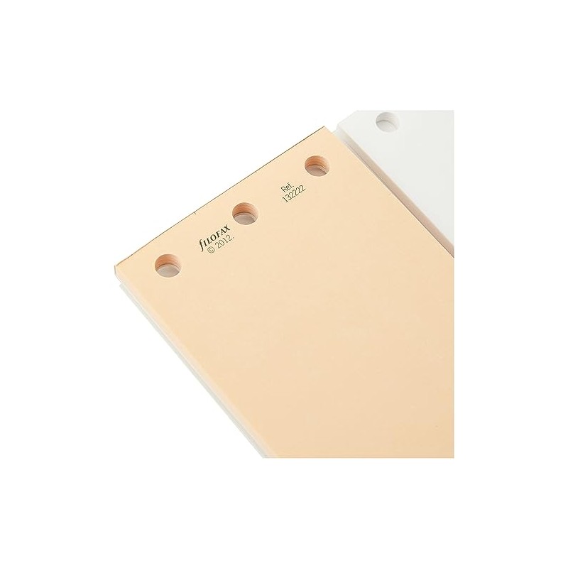 Filofax Mini Jot Pads - White/ Blue/ Salmon
