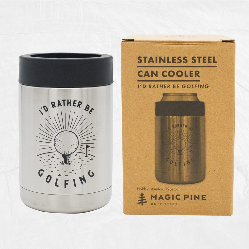 Magic Pine I'd Rather Be Golfing Insulated Stainless Steel Single