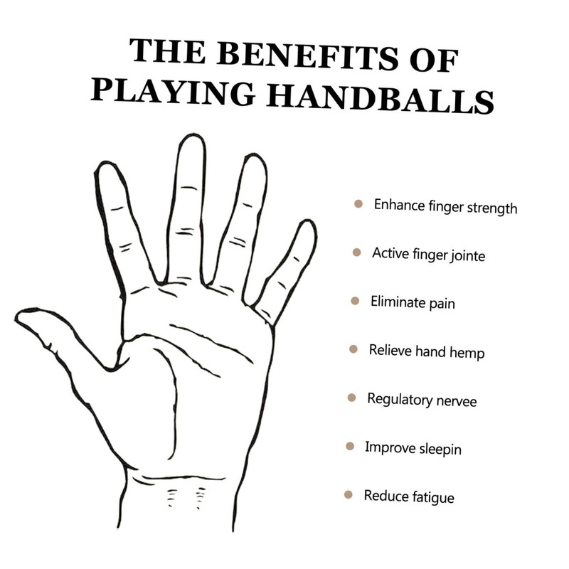 Gatuida 1 Set Metal Hand Massage Balls Baoding Balls for