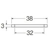 SANEI P40-88-30 Gasket for Drain Hose Nuts Outer Diameter 1.5
