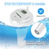Urageuxy Wireless Digital Pool Thermometer, 328ft Remote Floating Thermometer with