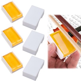 3 Pcs Natural Rosin for Violin Viola Violoncello Cello Fiddle Bow Rosin- Low Dust, Bows String Music Instrument Accessory
