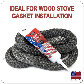 Midwest Hearth Stove Gasket Cement 2.7-Ounce Tube (Black)