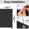 Black 6' x 45' Privacy Screen Fence Windscreen Heavy Duty