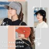 ALVEIN Women's Knit Hat, Sun Visor, Knit Cap, Earmuffs, Cold