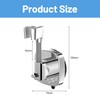 Shower Head Holder, No Drilling, Suction Cup, 120° Adjustable Shower