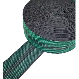 Pandoras Upholstery Replacement Elastic Webbing Chair Seat Settee Supplies, Green - 8m