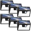 Peasur Solar Lights Outdoor Motion Sensor, 6 Pack 140 LED