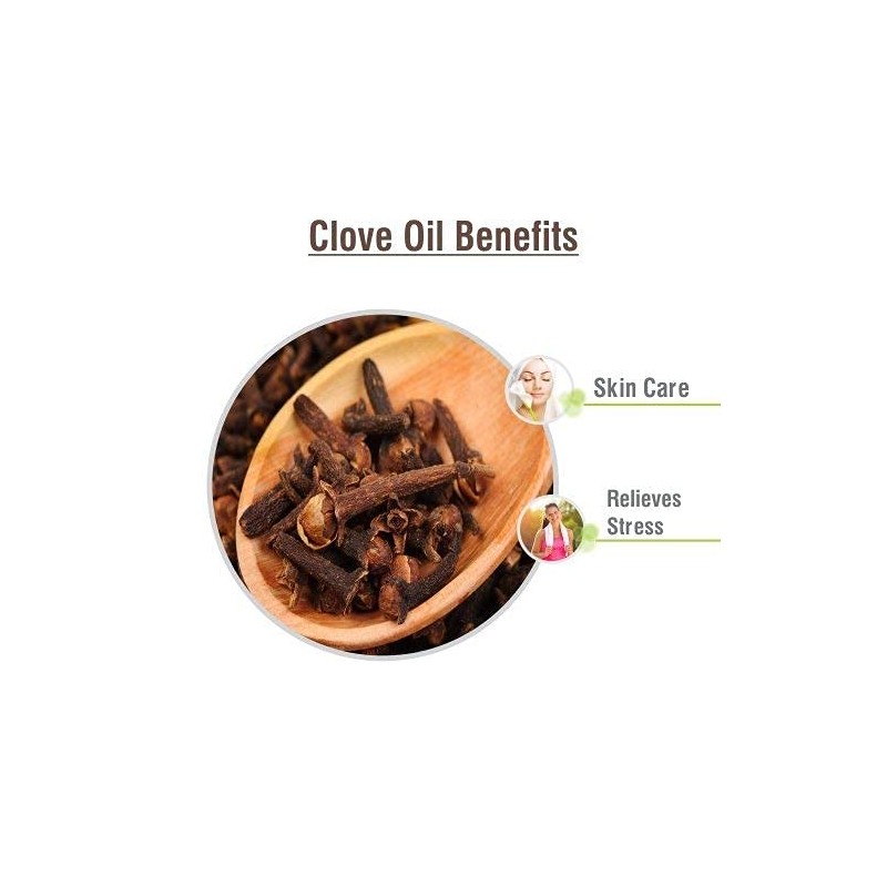 Clove Oil (Syzygium aromaticum) 100% Pure & Natural Undiluted Uncut