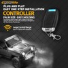 Eyourlife LED Light Bar Wiring Harness Wireless Strobe Cable Set