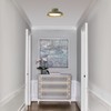 BISAMIYA Modern LED 12.6 inch Ceiling Light, Adjustable Semi Flush