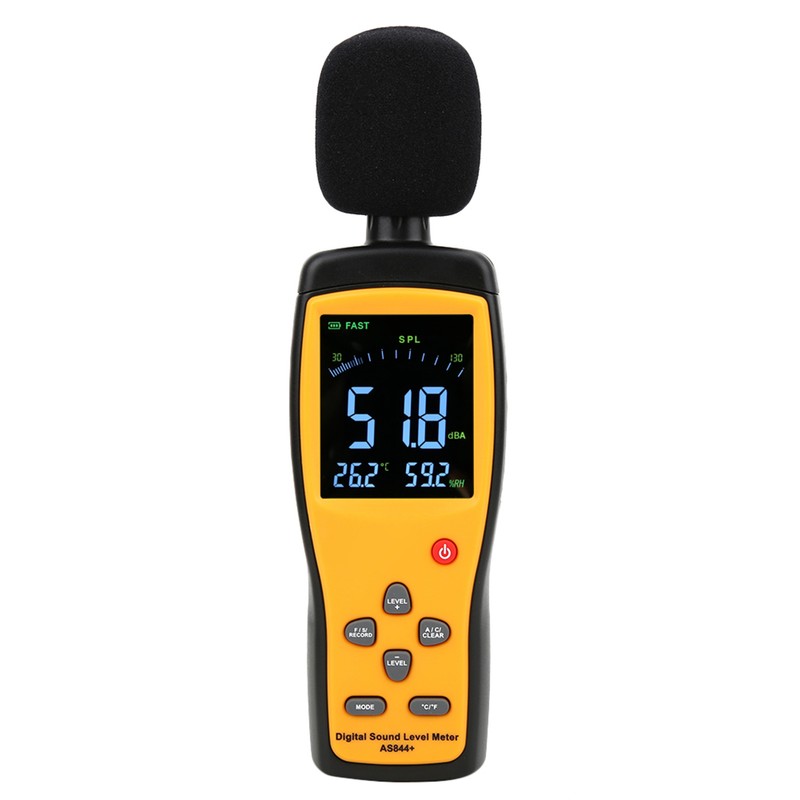 SMART SENSOR AS844+ Sound Level Meter LCD Digital Decibel Meter
