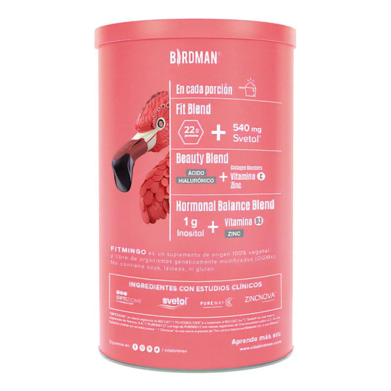 Birdman Proteína Vegetal Fitmingo 510g By Ale Rubio Sabor Moka