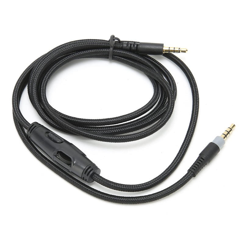 MUNEFE Speaker Auxiliary Cable,Audio Cable with Volume Control,3.5mm Male to