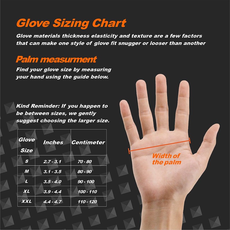 ANBOSON 10 Mil Nitrile Disposable Gloves Heavy Duty Mechanic Gloves