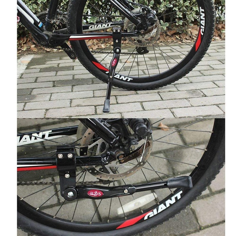 Bicycle Kickstand Side Stand, Adjustable Length, Fits 20"-27", Center Stand,