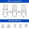 Stretch Dining Chair Covers Soft Removable Kitchen Seat Covers Parsons