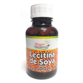 Margarita Naturalmente, Lecitina de Soya 1200mg - 100 capsulas