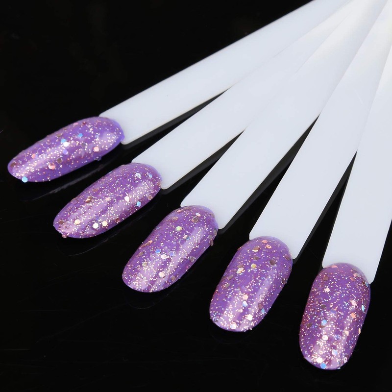 200 piezas de uñas postizas para decoración de uñas, barra