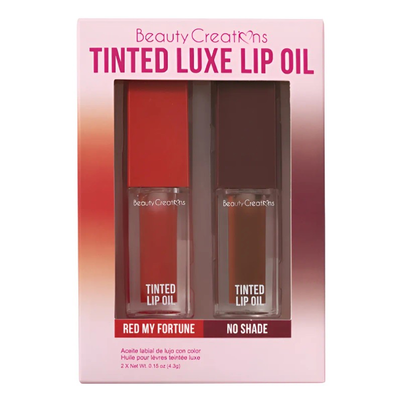 Set 2 Aceites Labial Tinted Luxe Lip Oil Beauty Creations®