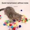 Interactive Teaser Gun for Cats, Cat Toy with Silent Polyester