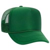 Otto Cap Youth 5 Panel High Crown Mesh Back Trucker