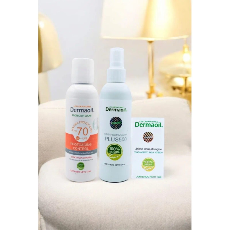 Kit Natural Con Melagenina Para El Tratamiento Del Vitiligo