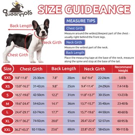 Queenmore Small Dog Sweaters, Soft Fleece Vest Pullover Dog Jacket with Leash Hole, Warm Winter Dog Clothes Cold Weather Doggy Dachshund Sweater for Small Dogs Cats Boy or Girl (Red, XS)
