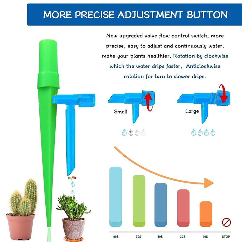 Watering System Potted Plants, Pack of 18 Balcony Watering System,