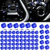 66X Motorcycle Engine Bolt Topper Caps Cover Compatible with for