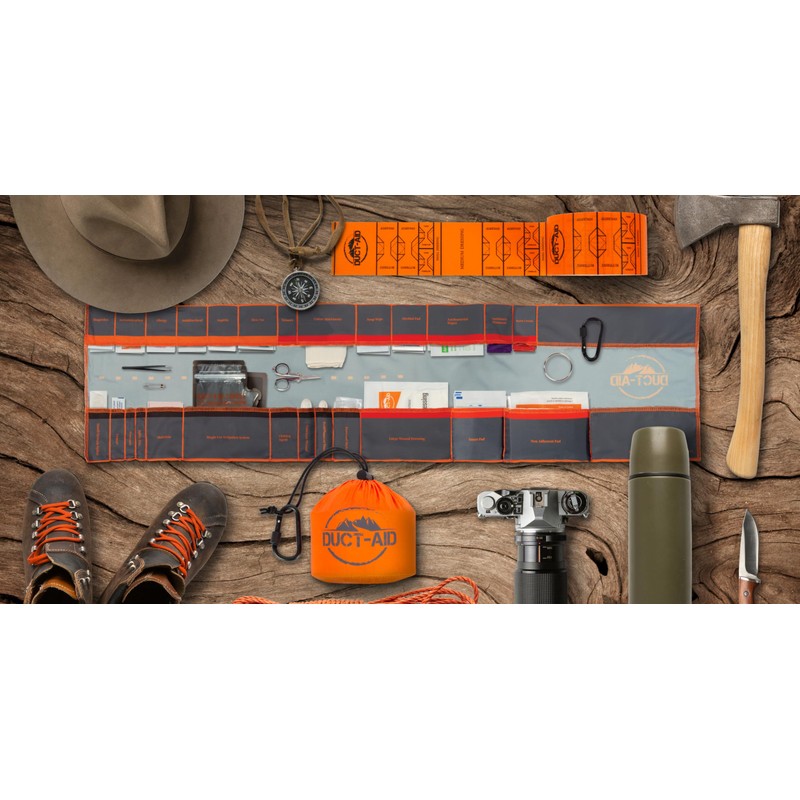 Duct-Aid Compact First Aid Kit, Medical Grade Adhesive, Emergency Response