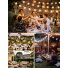 Brightever 200FT Outdoor String Lights with Remote, 2700K/4000K/5000K Selectable LED
