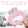 Cat Shell Grooming Comb Pet Hair Remover Massage Relaxing Cat