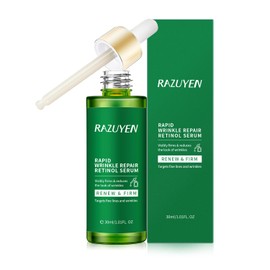 RAZUYEN Retinol Serum for Face, Anti Wrinkle Serum With Retinol, Vitamin E and Peptides, For Smoothing and Soothing Skin, Anti Aging Serum, 1 Ounce