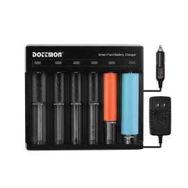 Dottmon 6-Slot Universal Battery Fast Charger Model CB-6A AAAA,AAA,AA,SC