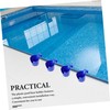 KONTONTY 4pcs Above Ground Pool Cup Holder Blue Pool Drinks