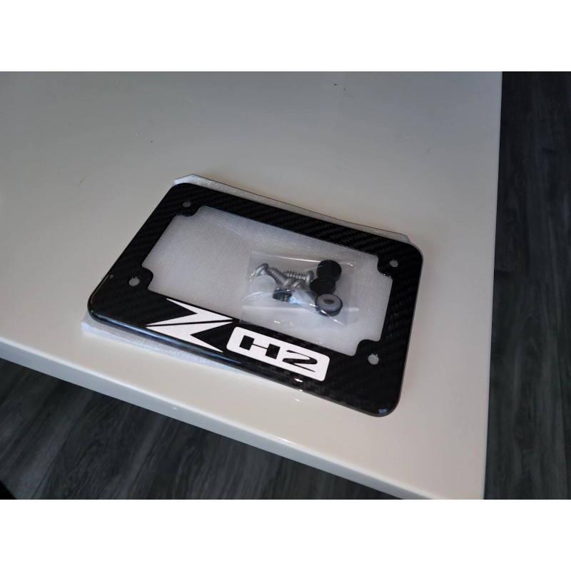 ProTech Kawasaki Z H2 MOTORCYCLE License Plate Frame Carbon Fiber