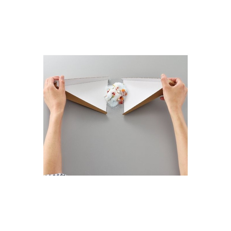 Navis 7-1338-01 Disposable Dustpan 40 Pieces Cardboard Assembly Type