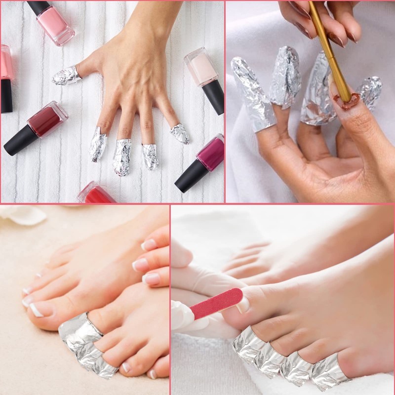 G2PLUS Gel Nail Remover Foils - 300PCS Nail Foil Removal