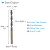 CoCud 5.2mm Advanced Twist Drill Bit with Titanium & Nitride