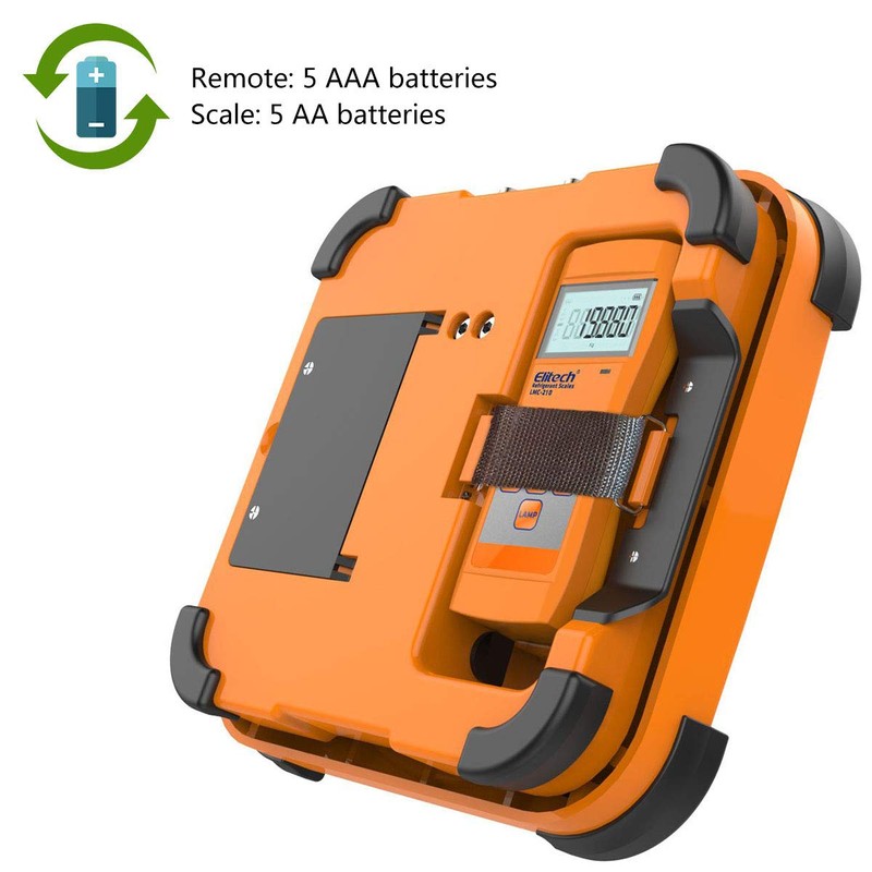 Elitech Elitech LMC-210 Refrigerant Freon Charging Scale 220lbs for HVAC