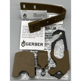 Gerber Seatbelt Cutter Coyote Brown Strap Rescue Hook IFAK SWAT - NIP