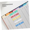 Pack of 100 Binder Segmented Spines of Notebook Notebook Clip